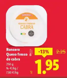 Lidl RONCERO Queso fresco oferta