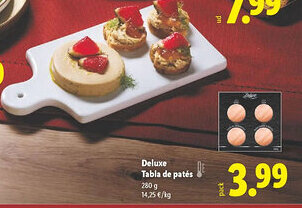 Lidl DELUXE Tabla de patés oferta