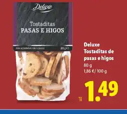 Lidl DELUXE Tostaditas de pasas e higos oferta