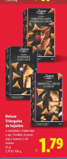 Lidl DELUXE Triángulos de hojaldre oferta