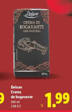 Lidl DELUXE Crema de bogavante oferta