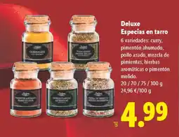 Lidl DELUXE Especias en tarro oferta