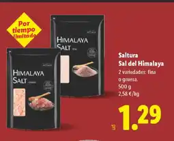 Lidl SALTURA Sal del Himalaya oferta