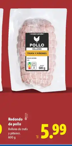 Lidl Redondo de pollo oferta