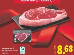 Lidl Chuletón de vaca oferta