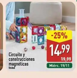 ALDI Circuito y construcciones magnéticas oferta