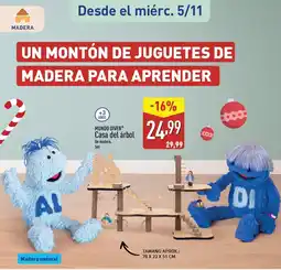 ALDI MUNDO DIVER Casa del árbol oferta