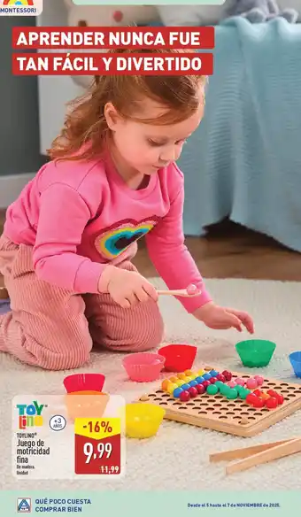 TOYLINO Juego de motricidad fina