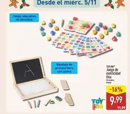 ALDI TOYLINO Juego de motricidad fina oferta