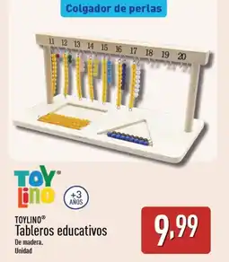 ALDI TOYLINO Tableros educativos oferta
