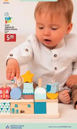 ALDI TOYLINO Juguetes de primera infancia oferta