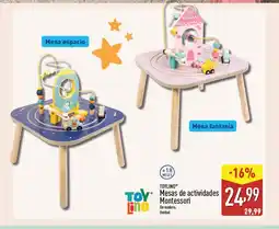 ALDI TOYLINO Mesas de actividades Montessori oferta