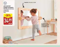 ALDI HOME CREATION Espejo con barra oferta