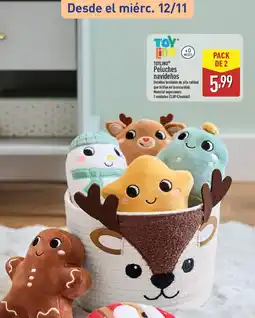 ALDI TOYLINO Peluches navideños oferta