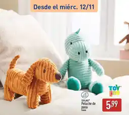 ALDI TOYLINO Peluche de pana oferta