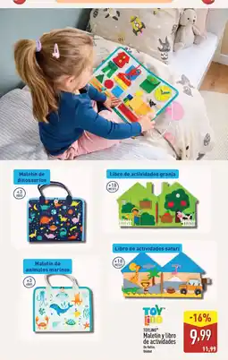 ALDI TOYLINO Maletín y libro de actividades oferta
