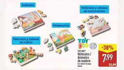 ALDI TOYLINO Vehículos / Animales de madera oferta