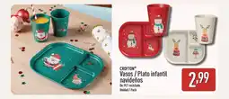 ALDI CROFTON Vasos/Plato infantil navideños oferta
