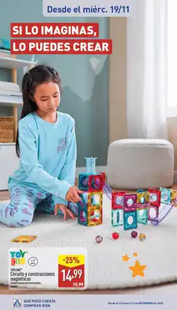 ALDI TOYLINO Circuito y construcciones magnéticas oferta