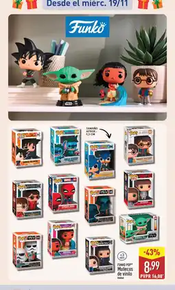ALDI FUNKO POP Muñecos de vinilo oferta