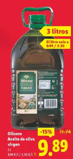 Lidl OLISONE Aceite de oliva virgen oferta