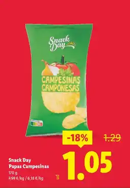 Lidl SNACK DAY Papas Campesinas oferta