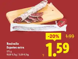 Lidl REALVALLE Espetec extra oferta