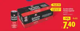 Lidl ESTRELLA GALICIA Cerveza especial oferta