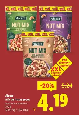 Lidl ALESTO Mix de frutos secos oferta
