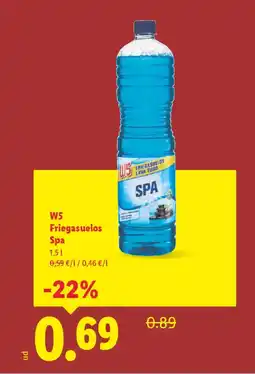 Lidl W5 Friegasuelos Spa oferta