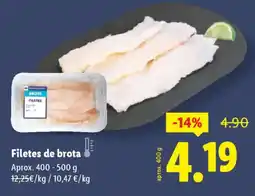 Lidl Filetes de brota oferta