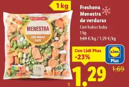 Lidl FRESHONA Menestra de verduras oferta