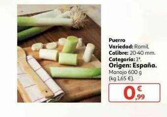 Alcampo Puerro oferta