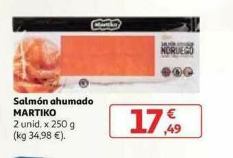 Alcampo Salmón Ahumado Martiko oferta