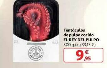 Alcampo Tentáculos De Pulpo Cocido El Rey Del Pulpo oferta