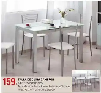 Taula de cuina cameron