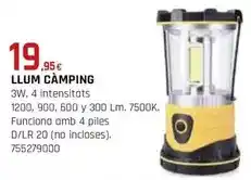 Fes Més Llum camping oferta