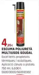 Fes Més Soudal - escuma poliureta multiusos oferta