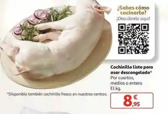 Alcampo Cochinillo Listo Para Asar Descongelado oferta