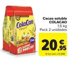 Carrefour Cola cao - cacao soluble oferta