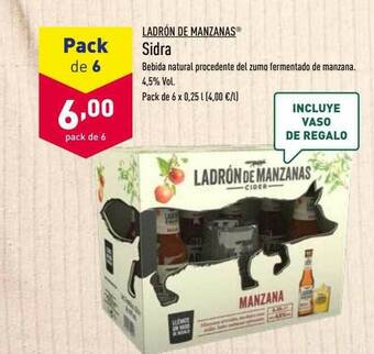 ALDI Ladrón De Manzanas Sidra oferta