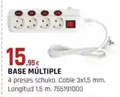 Fes Més Base múltiple 4 preses oferta