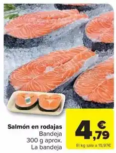 Carrefour Salmón en rodajas oferta