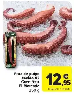 Carrefour Pata de pulpo cocido XL Carrefour El Mercado oferta