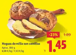 Lidl Hogaza de millo con semillas oferta
