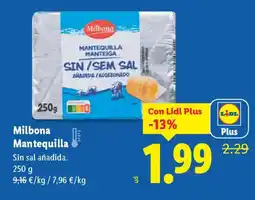 Lidl MILBONA Mantequilla oferta