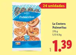 Lidl LA CESTERA Palmeritas oferta