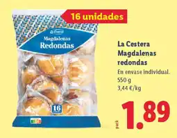 Lidl LA CESTERA Magdalenas redondas oferta
