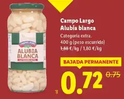 Lidl CAMPO LARGO Alubia blanca oferta