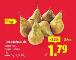 Lidl Pera conferencia oferta